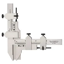 Starrett 456MBZ Nónionové měřítko na ozuby