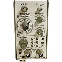 Tektronix 7A22 Diferenciální zesilovač