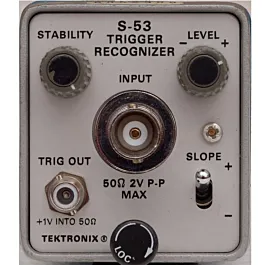 Tektronix S53 Hlava rozpoznávače spouště