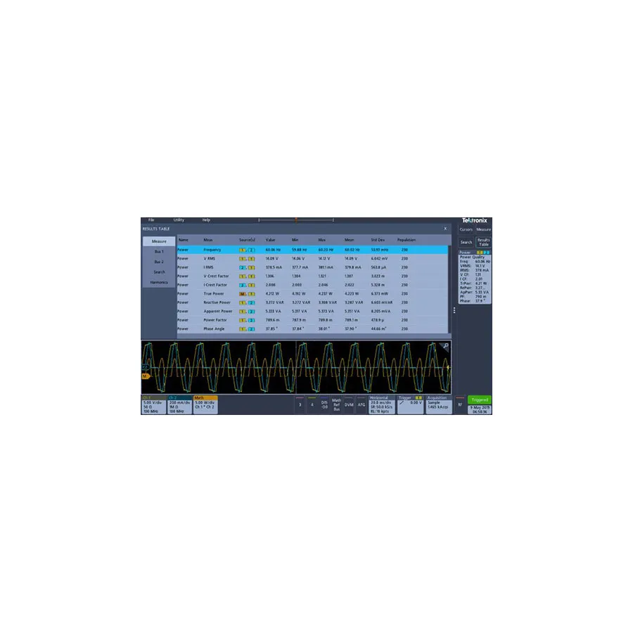 Tektronix SUP3/PWR Licence měření a analýzy výkonu