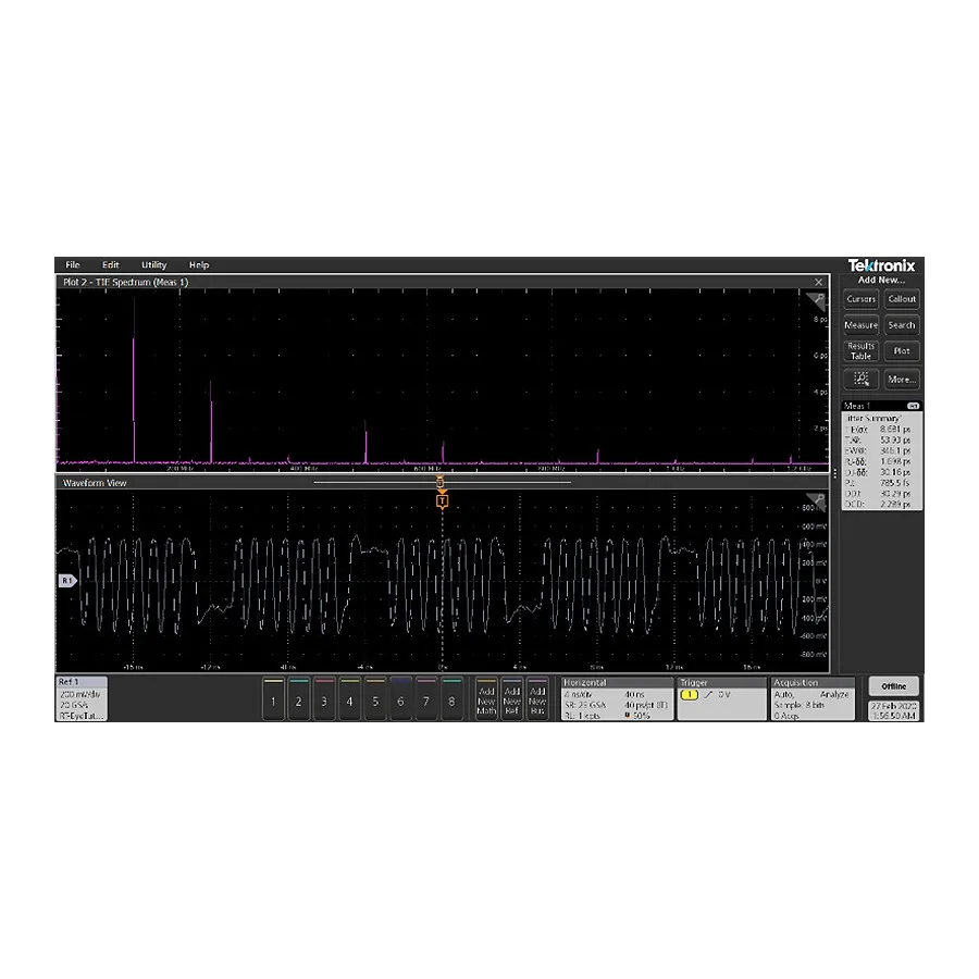 Licenční software Tektronix TEKSCOPE-PRO-MIL pro letectví a obranu