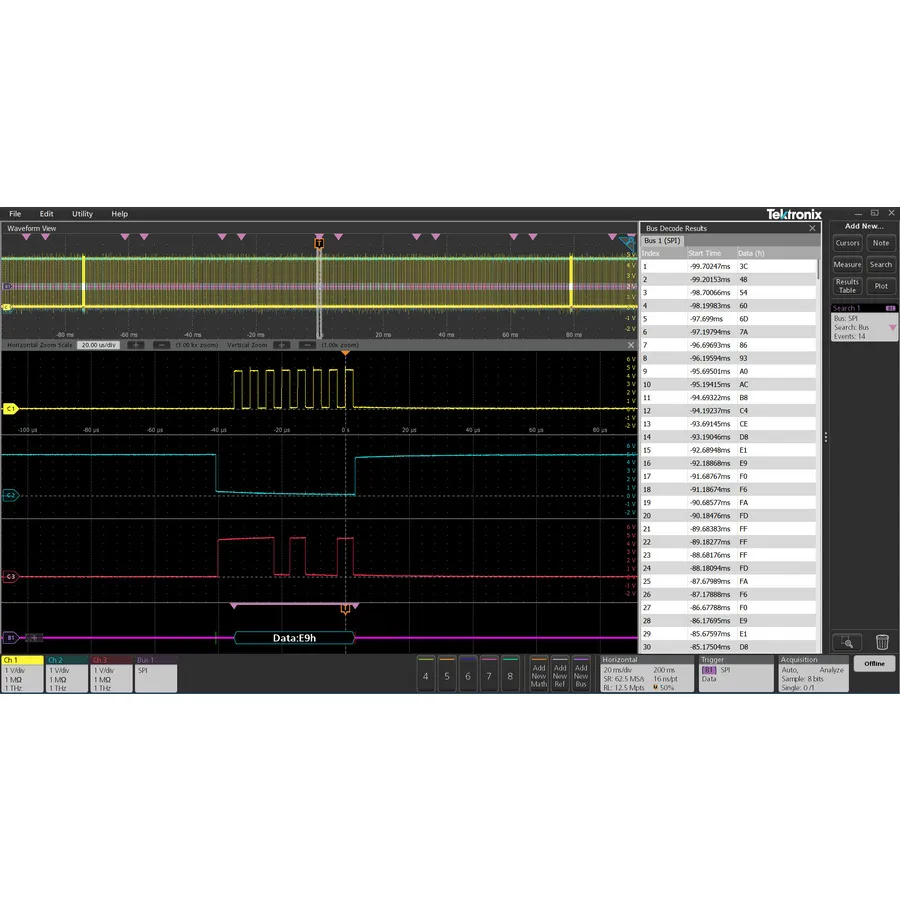 Licenční software Tektronix TEKSCOPE-PRO-SR Pro Serial Decode