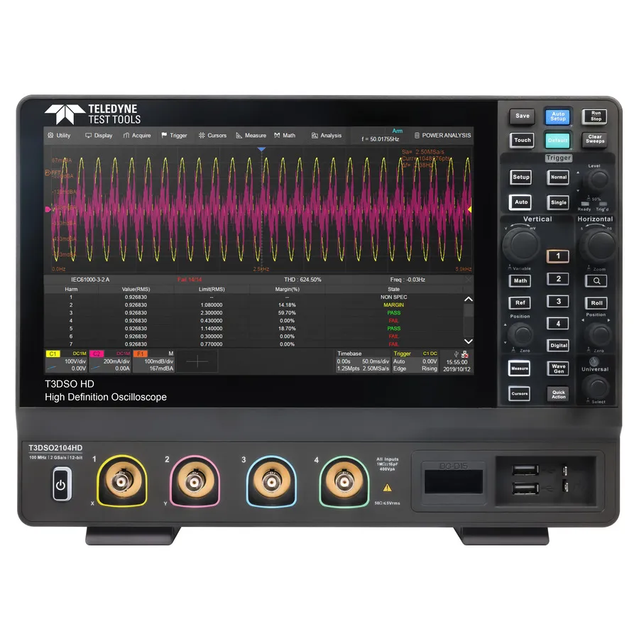 Digitální osciloskop Teledyne LeCroy T3DSO2104HD