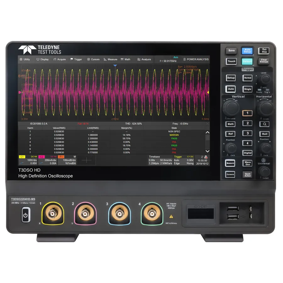 Teledyne LeCroy T3DSO2204HD-MS Osciloskop MSO