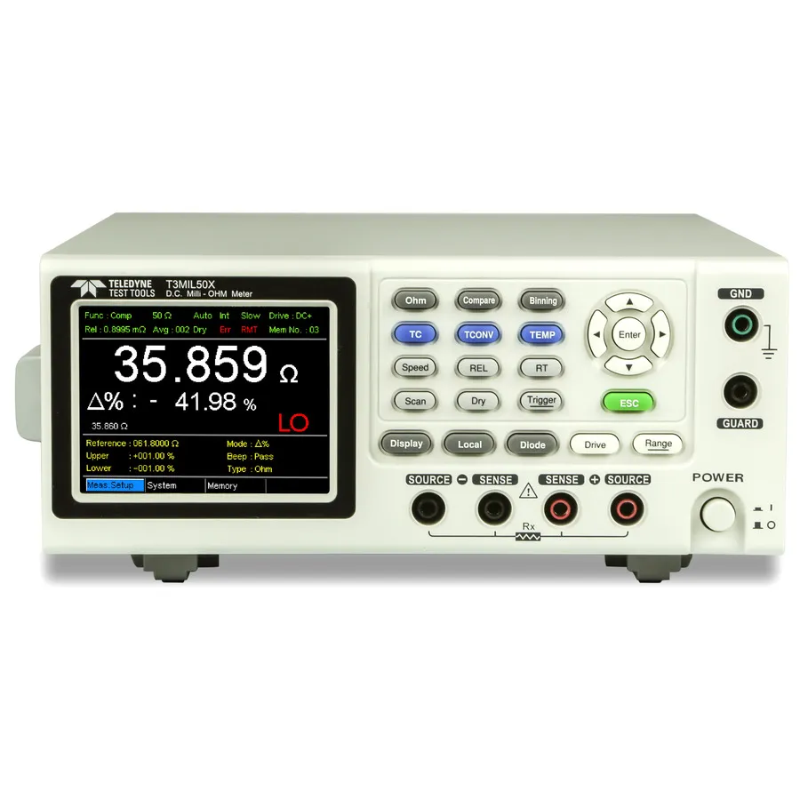 Teledyne LeCroy T3MIL50X Stejnosměrný Miliohmmeter