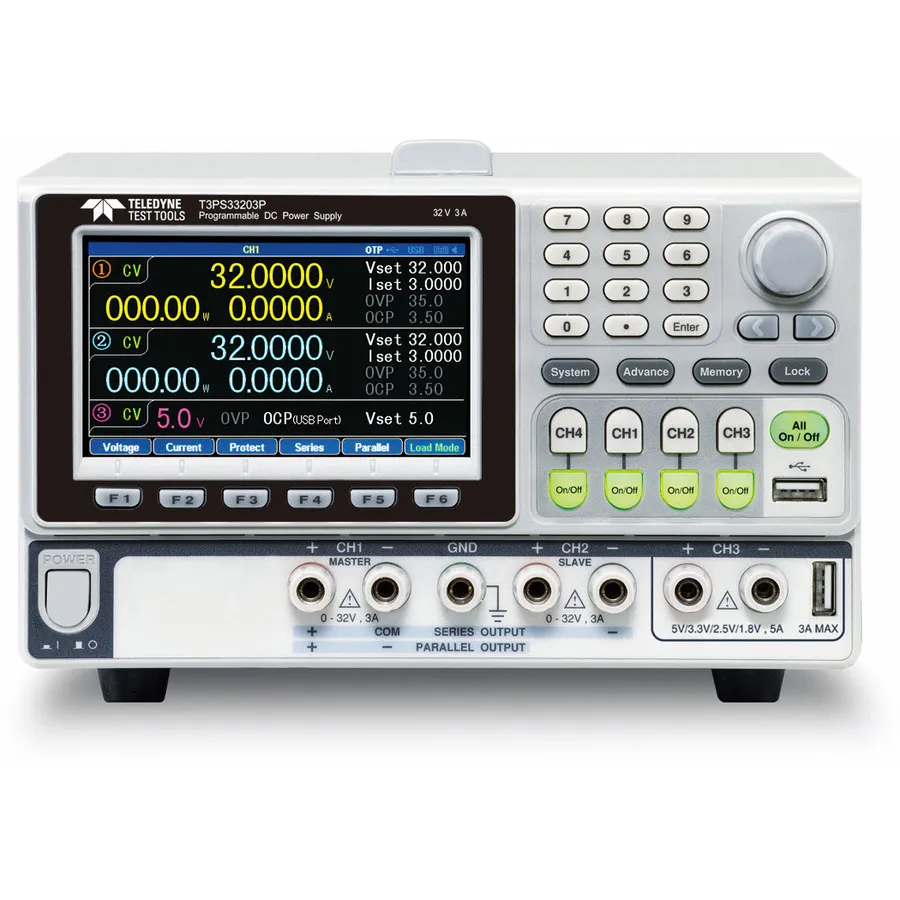 Teledyne LeCroy T3PS33203P Trojkanálový zdroj stejnosměrného proudu