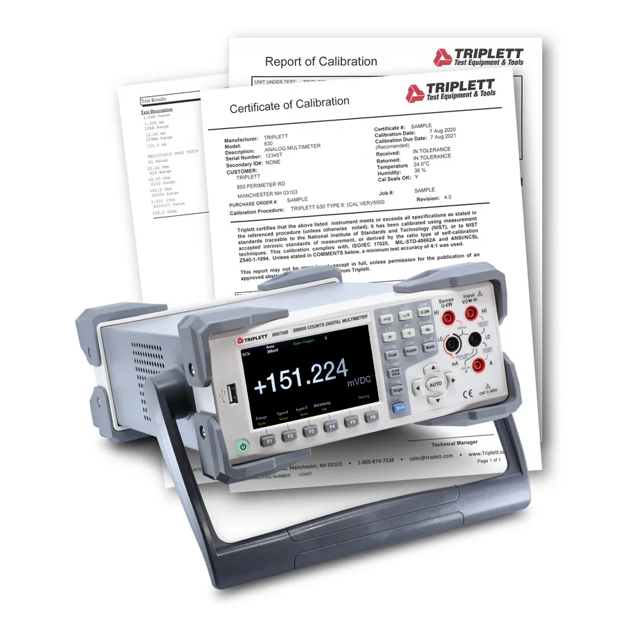 Triplett MM750B-NIST Digitální multimetr
