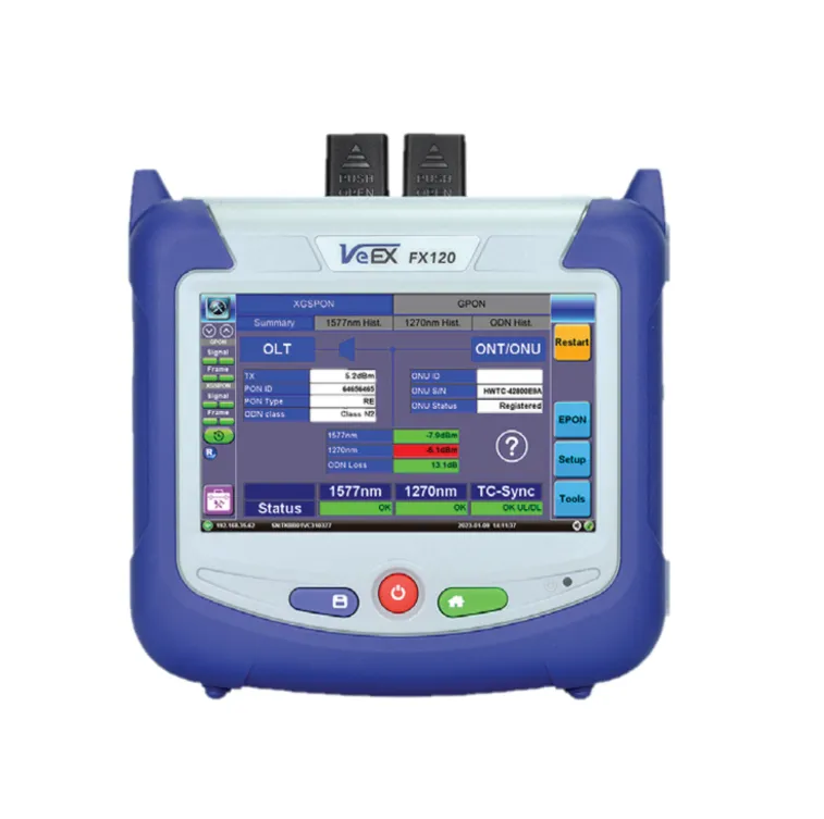 Kompaktní analyzátor PON VeEX FX120 Lite