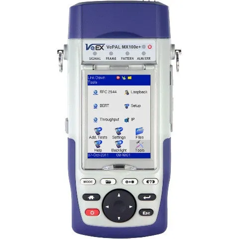 VeEX MX100e+ Ethernet Testovací Řešení