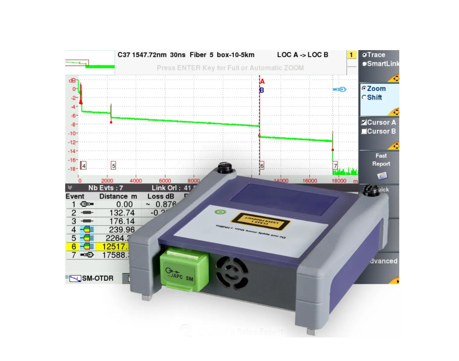Viavi E41DWDMC-PC DWDM OTDR Modul