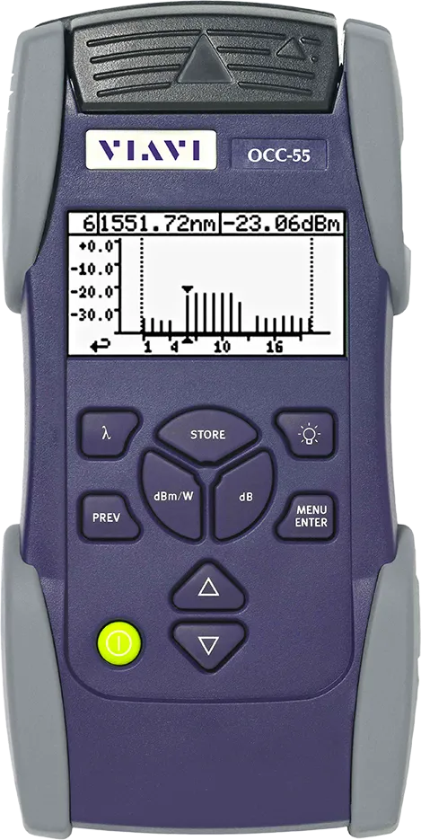 Kontrola kanálů CWDM Viavi OCC-55