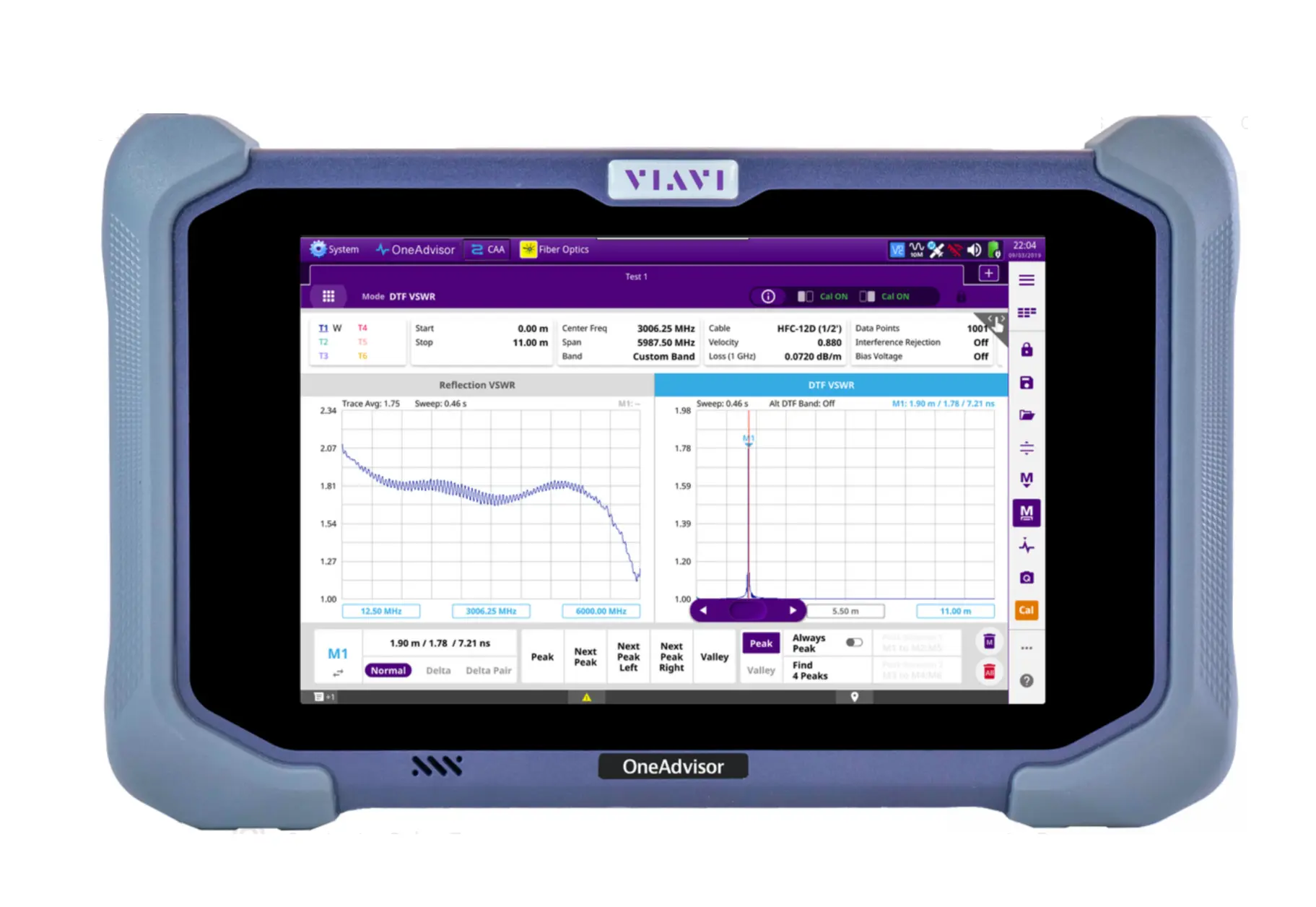 Viavi OneAdvisor-800 analyzátor kabelů a antén
