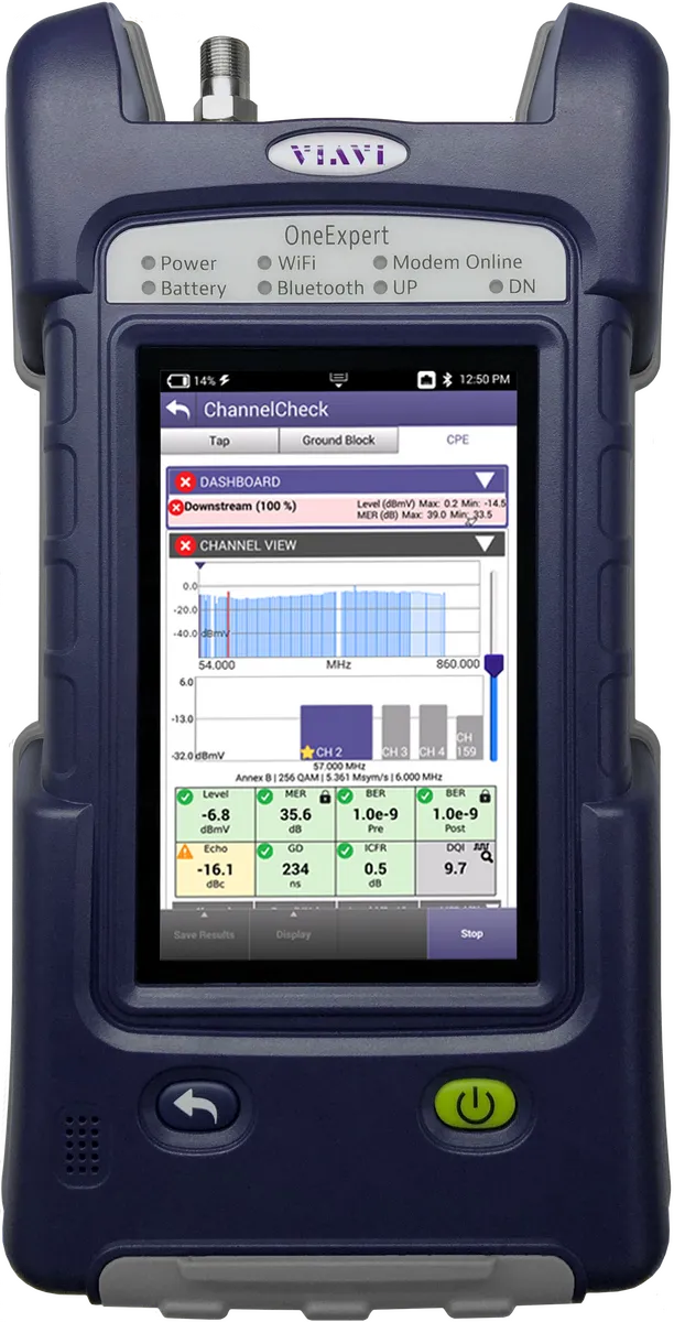 Viavi ONX-220-42-85-D31-PRO Tester DOCSIS
