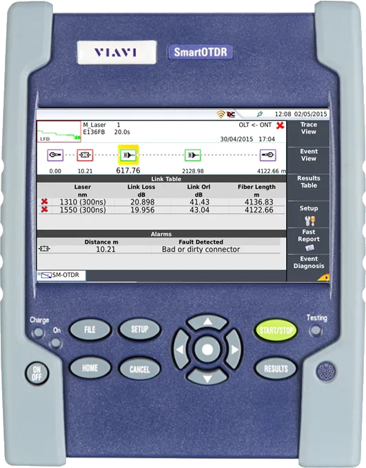 Viavi SMARTOTDR138FA-P0A přenosný tester vláken